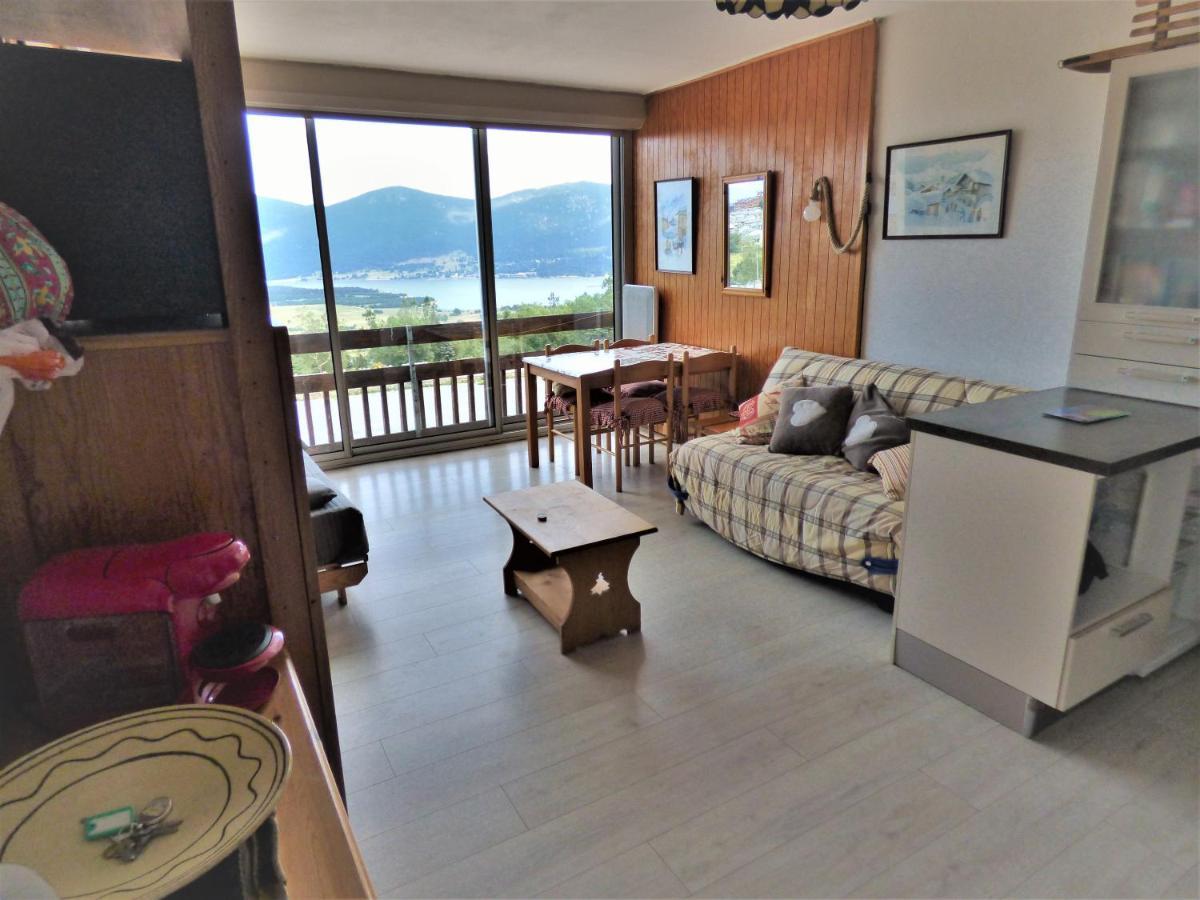 "Les Lupins 10" Residence "Les Lupins" Studio Cabine Pkg-100M Telecabine-Vue Lac, Montagne, Village Les Angles  Dış mekan fotoğraf